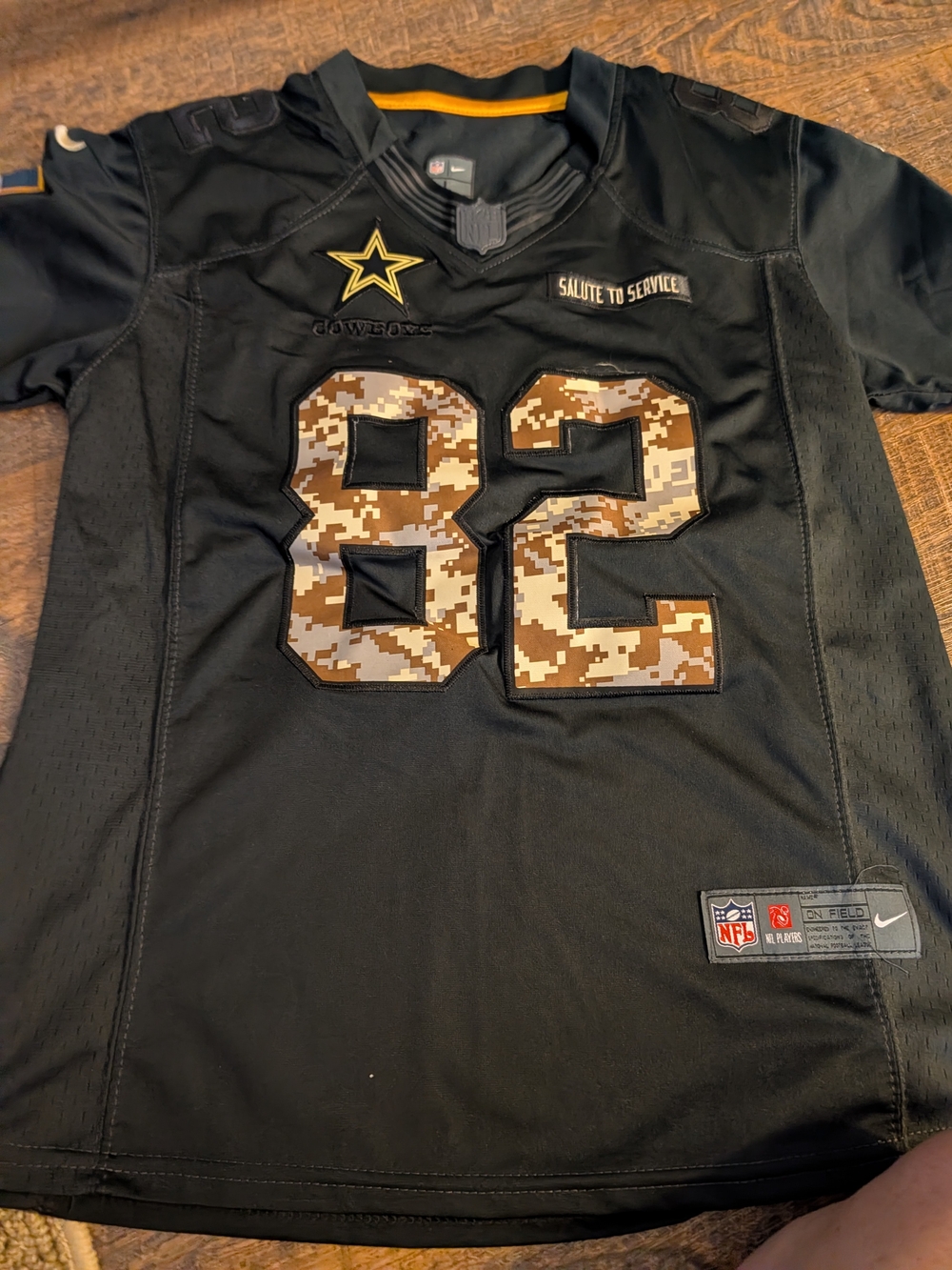 NFL Kids' Black Camo #82 Jersey - Salute to Service
